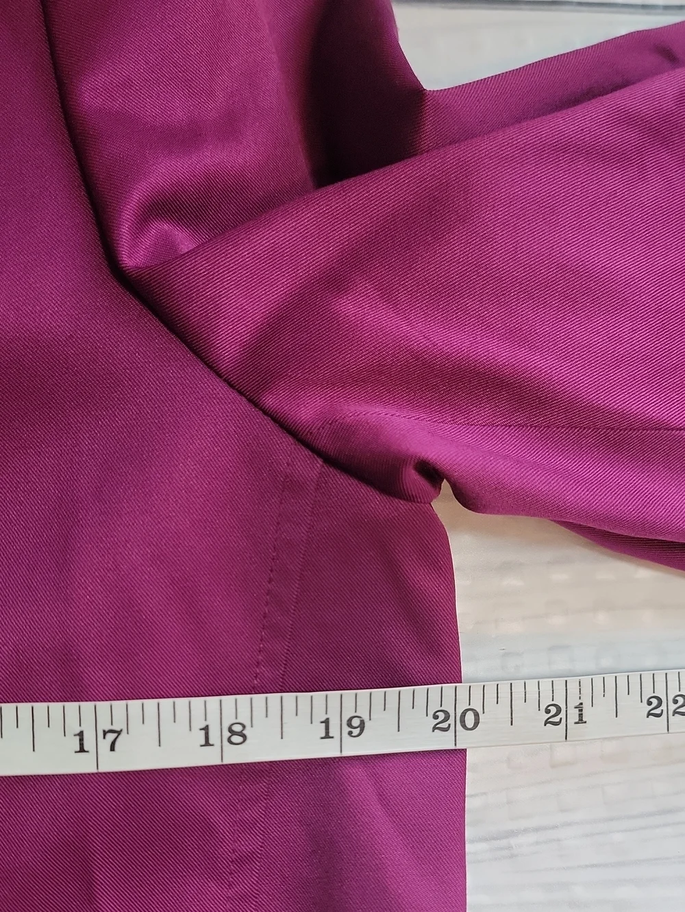 Gallery Magenta Short Overcoat Womens Size MP - NWT